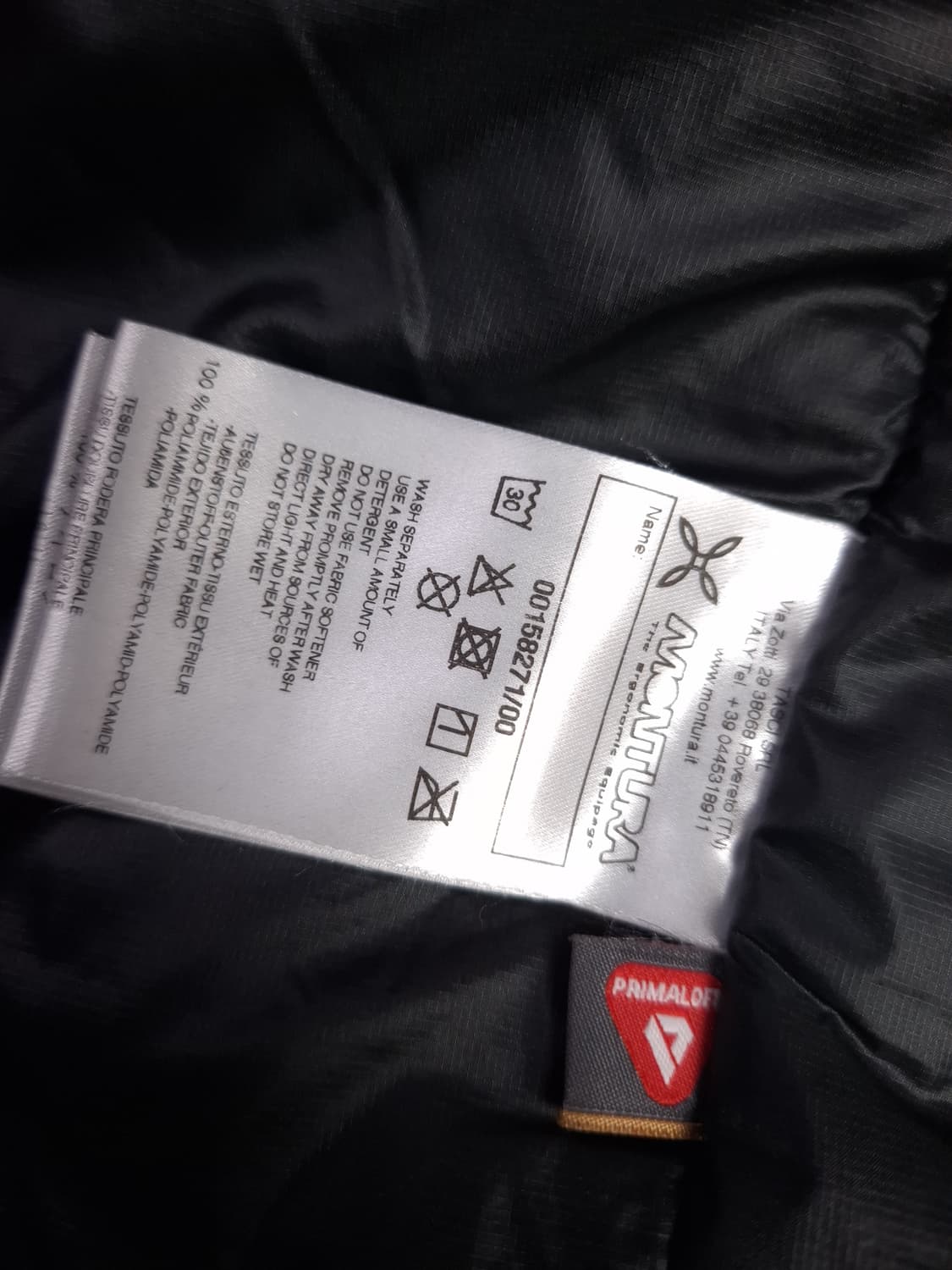 오리지날 일본판 프리마로프트 몬츄라 네비스K 자켓 상품이미지7