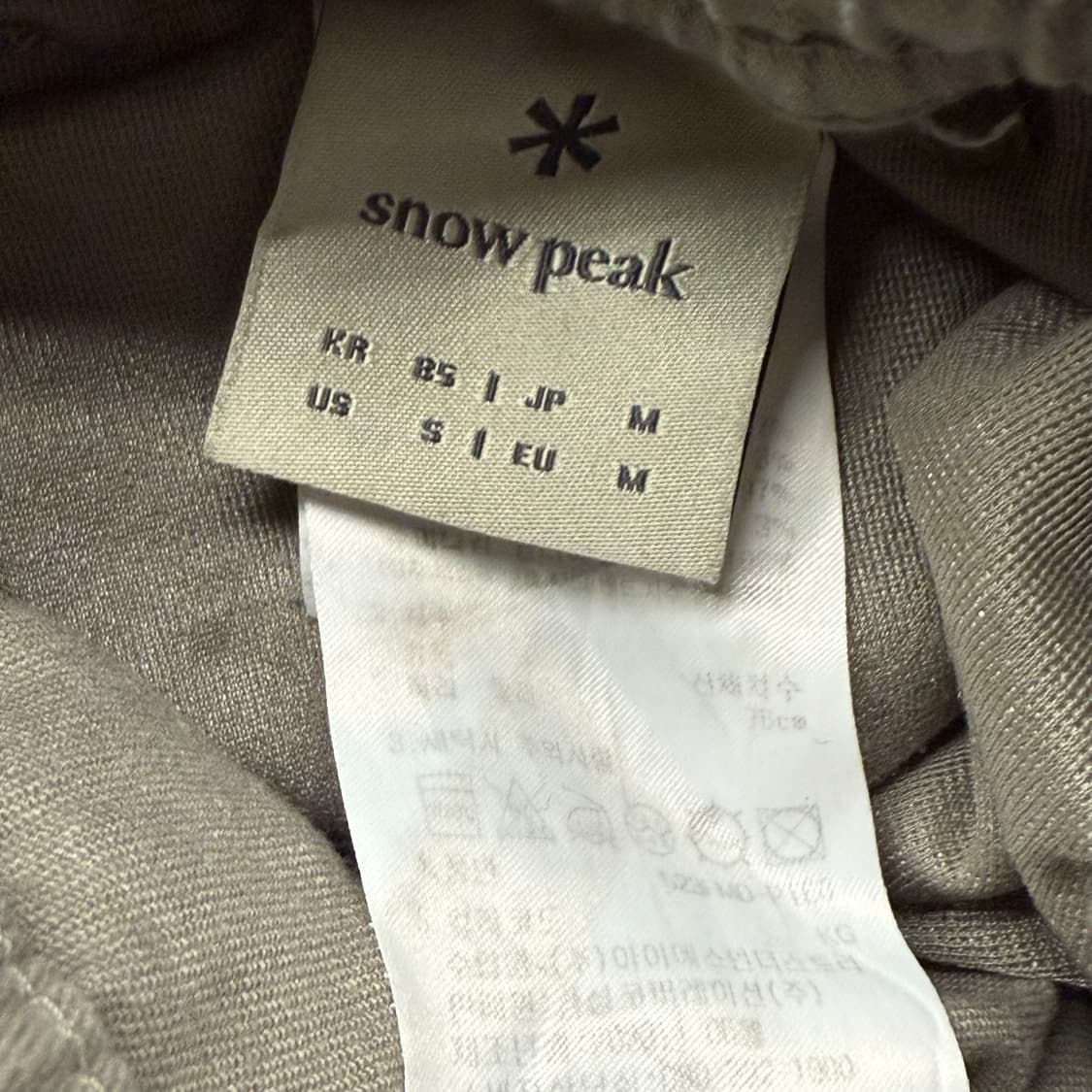 [정품/85] 스노우피크 카고 조거 팬츠 회색 b8 상품이미지5