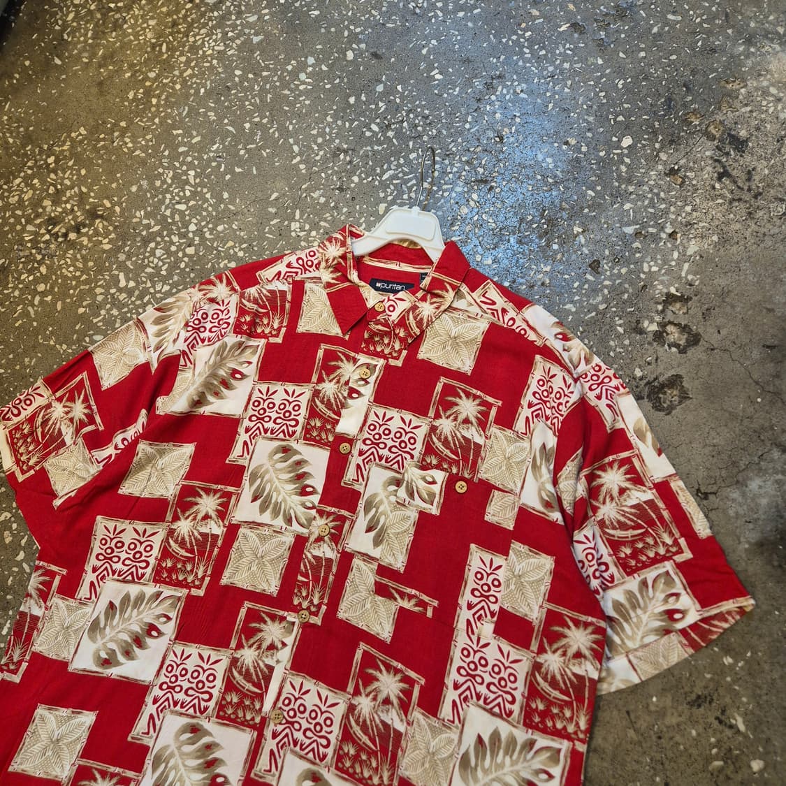 (L~XL)USA 하와이안 반팔셔츠  상품이미지5