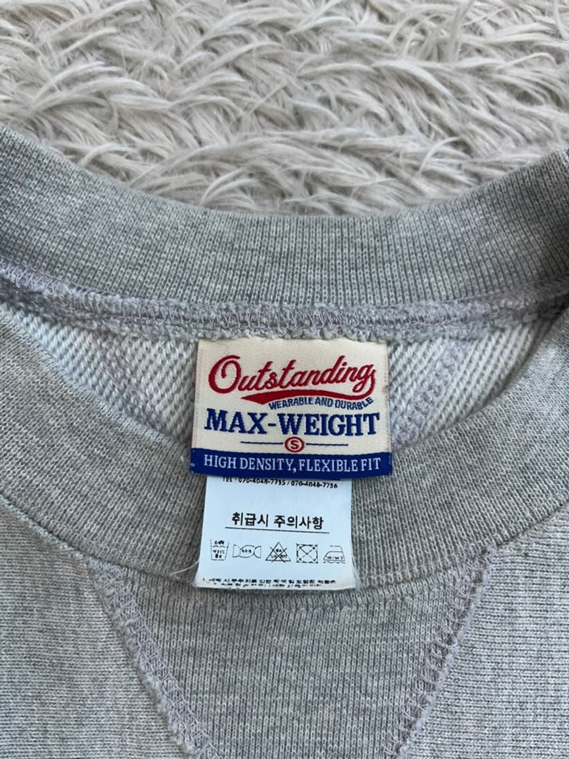 아웃스탠딩 리버스위브 맨투맨/#3008 상품이미지4