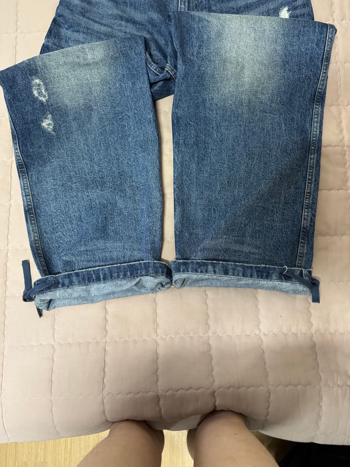 [3] 논노드 더블포켓 재패니스 데님 미드블루 상품이미지5