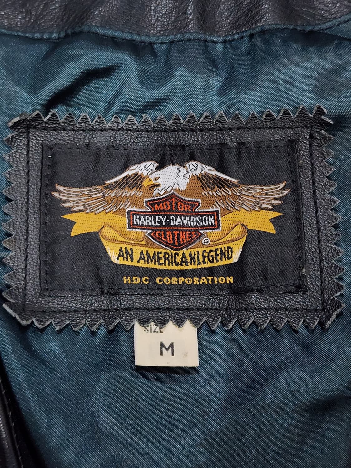 할리 데이비슨 소가죽 조끼 가죽베스트 M 상품이미지9