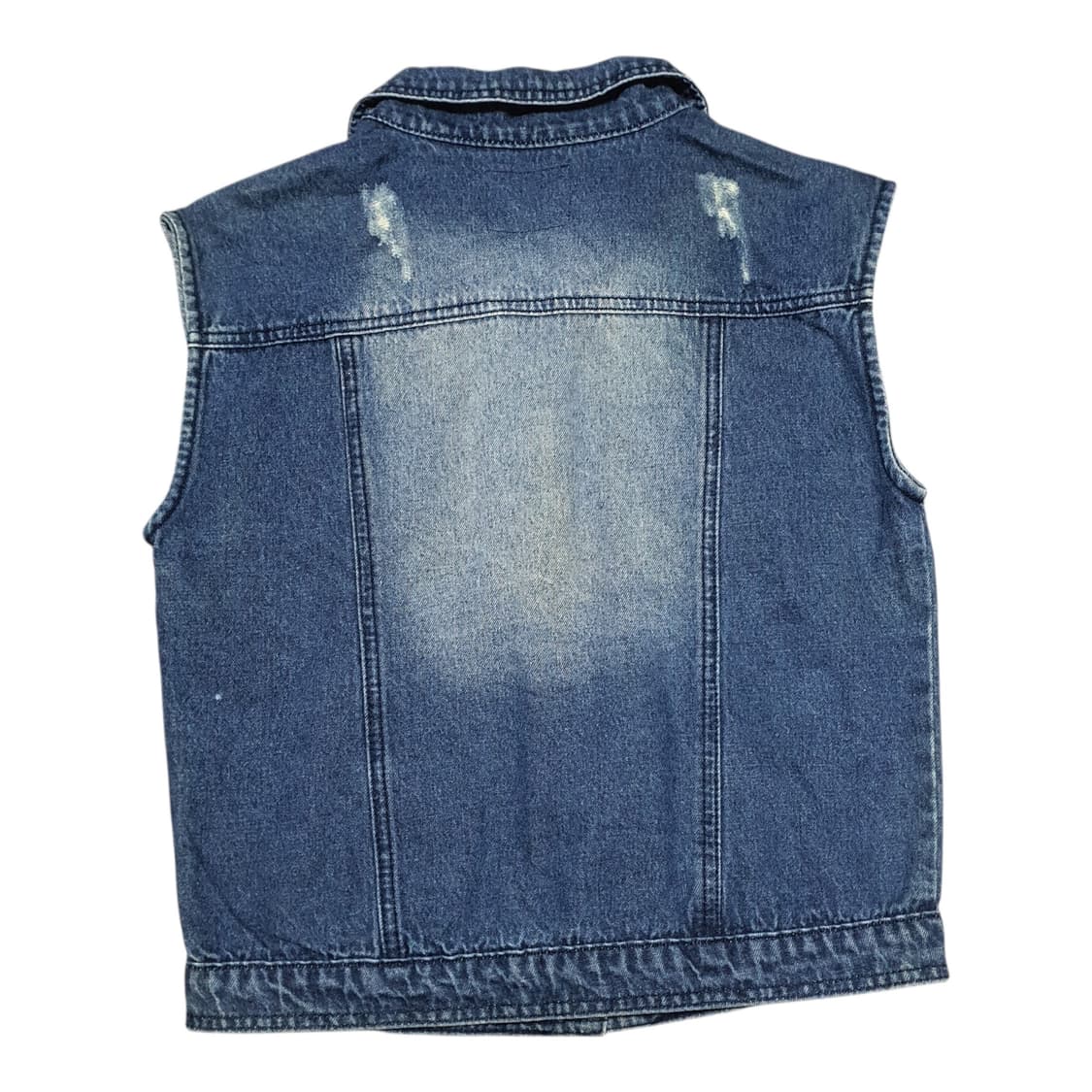 ✨ (바배) 베이직 하우스 청 데님 조끼 상품이미지2