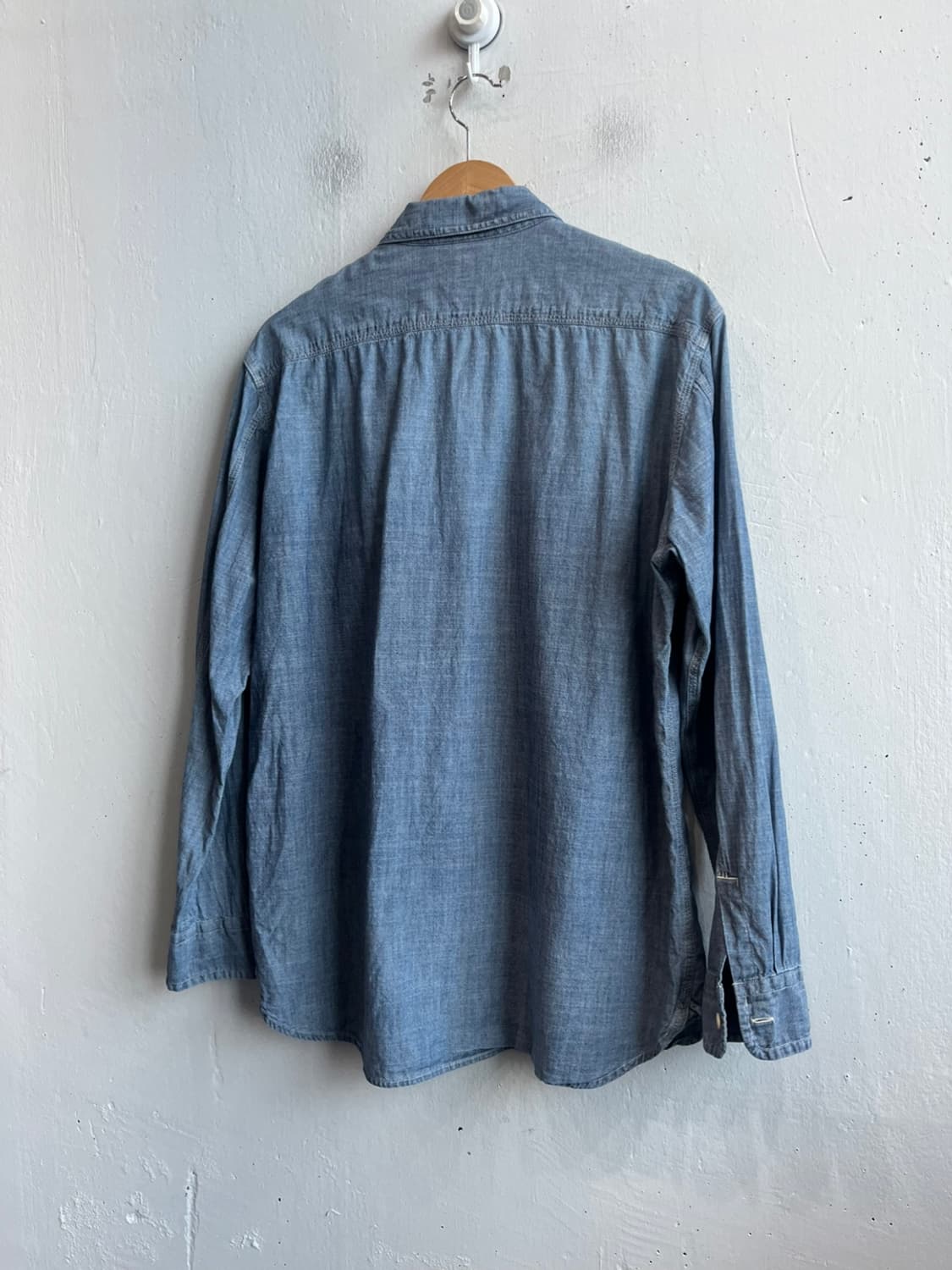 유니클로 셀비지 샴브레이 셔츠 XL 상품이미지3