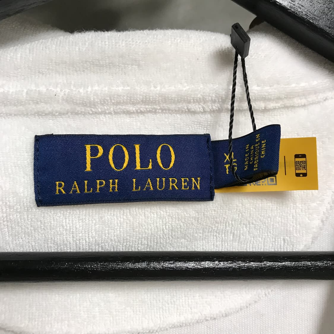 폴로 랄프로렌 QR 반팔 카라티 화이트 XL 상품이미지4