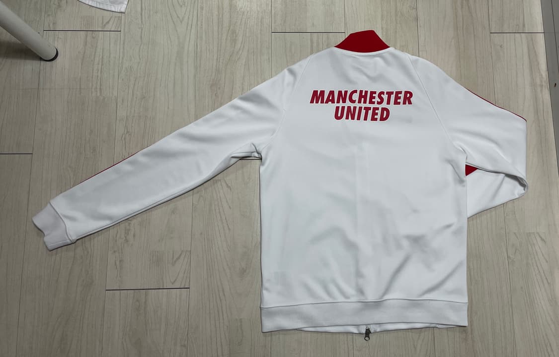 나이키 맨유 트랙 자켓 화이트 M(95) 상품이미지3