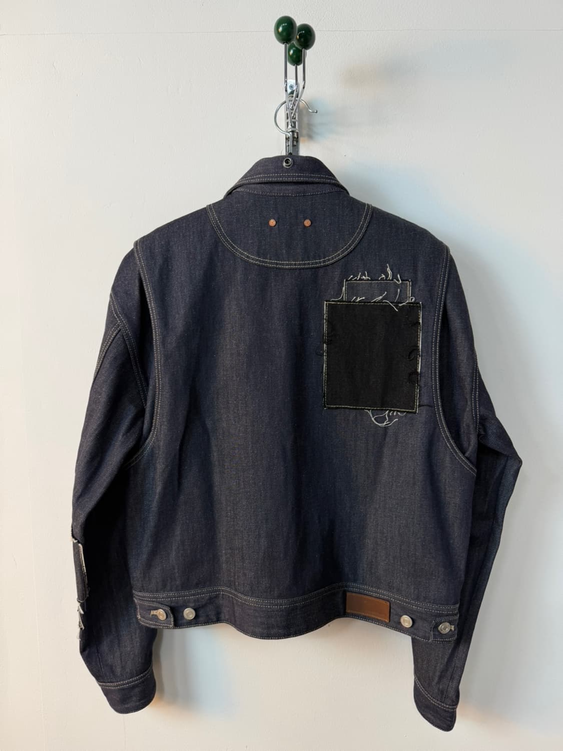 앤더슨 벨 패치워크 웨이브 턱 데님 자켓  상품이미지5