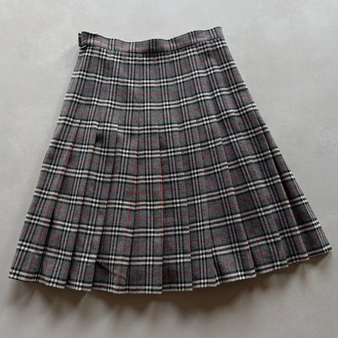 [28인치]버버리 Burberry 정품 노바체크 울 플리츠 스커트 상품이미지3