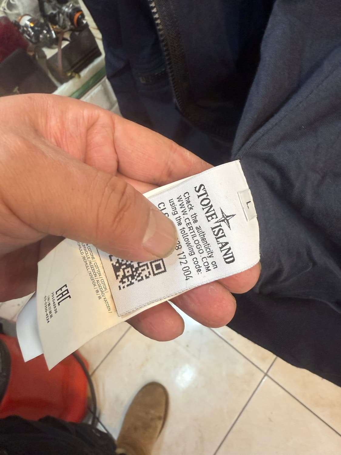100/19ss 정품 스톤아일랜드 클링크립스 바막집업 팝니다 상품이미지6