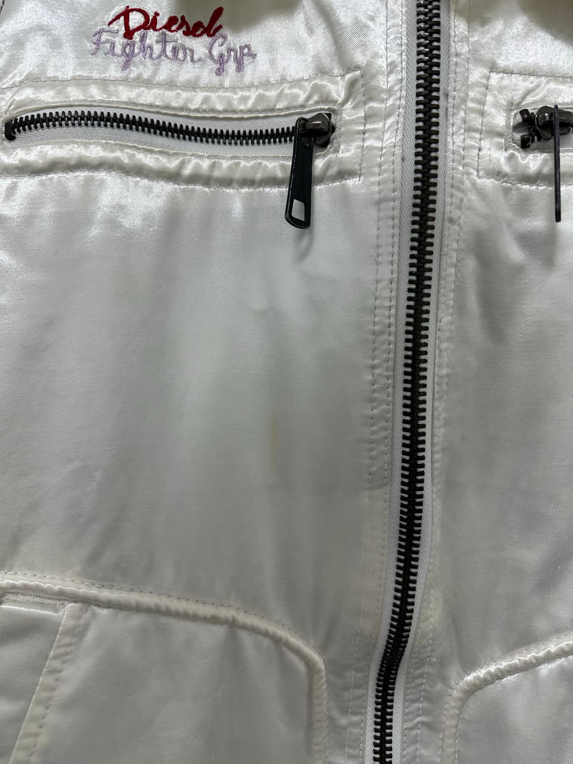 디젤 블루 팬서 새틴 자수 자켓 상품이미지5