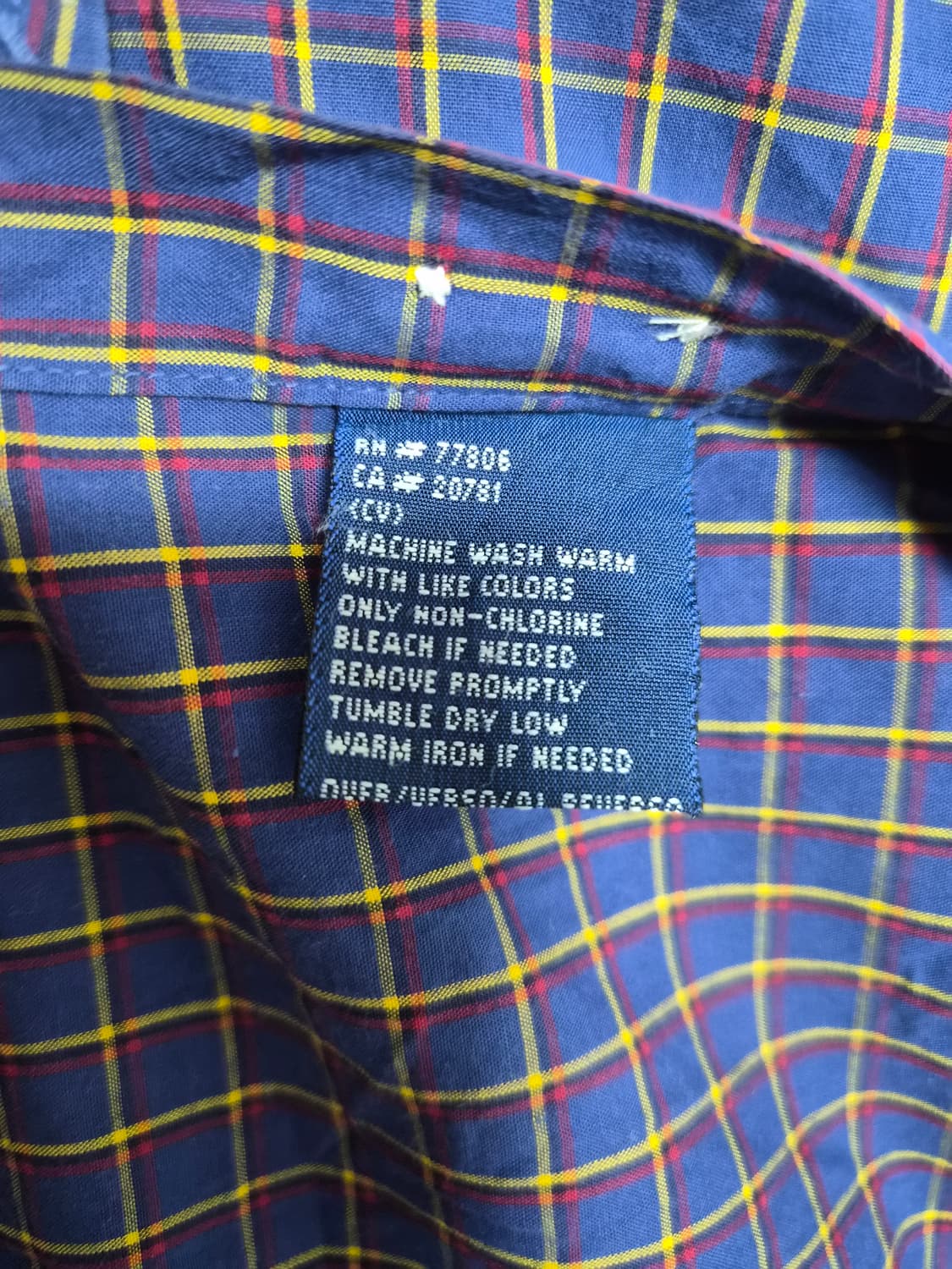 타미힐피거Tommy 체크 셔츠 XL사이즈 - S299 상품이미지6