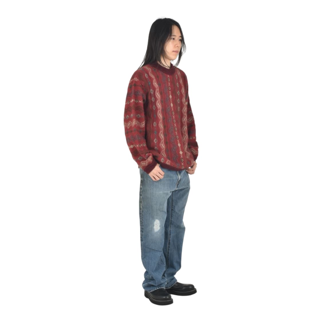 COOGI 오스트레일리아 케이블 울니트 스웨터 L 상품이미지3