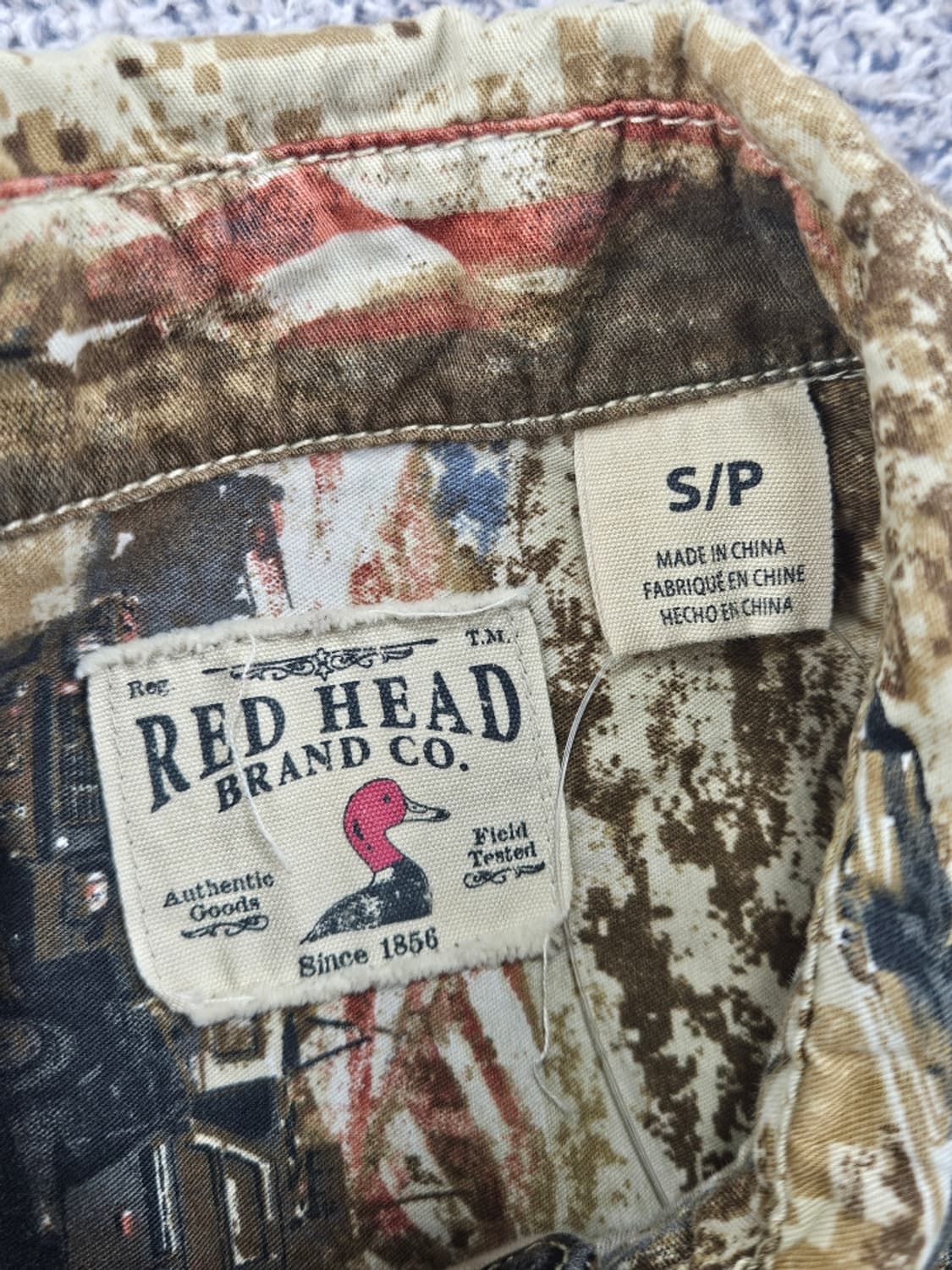 레드헤드 밀리터리 하와이안 셔츠 크롭커스텀 ( S ) / 11911 상품이미지9