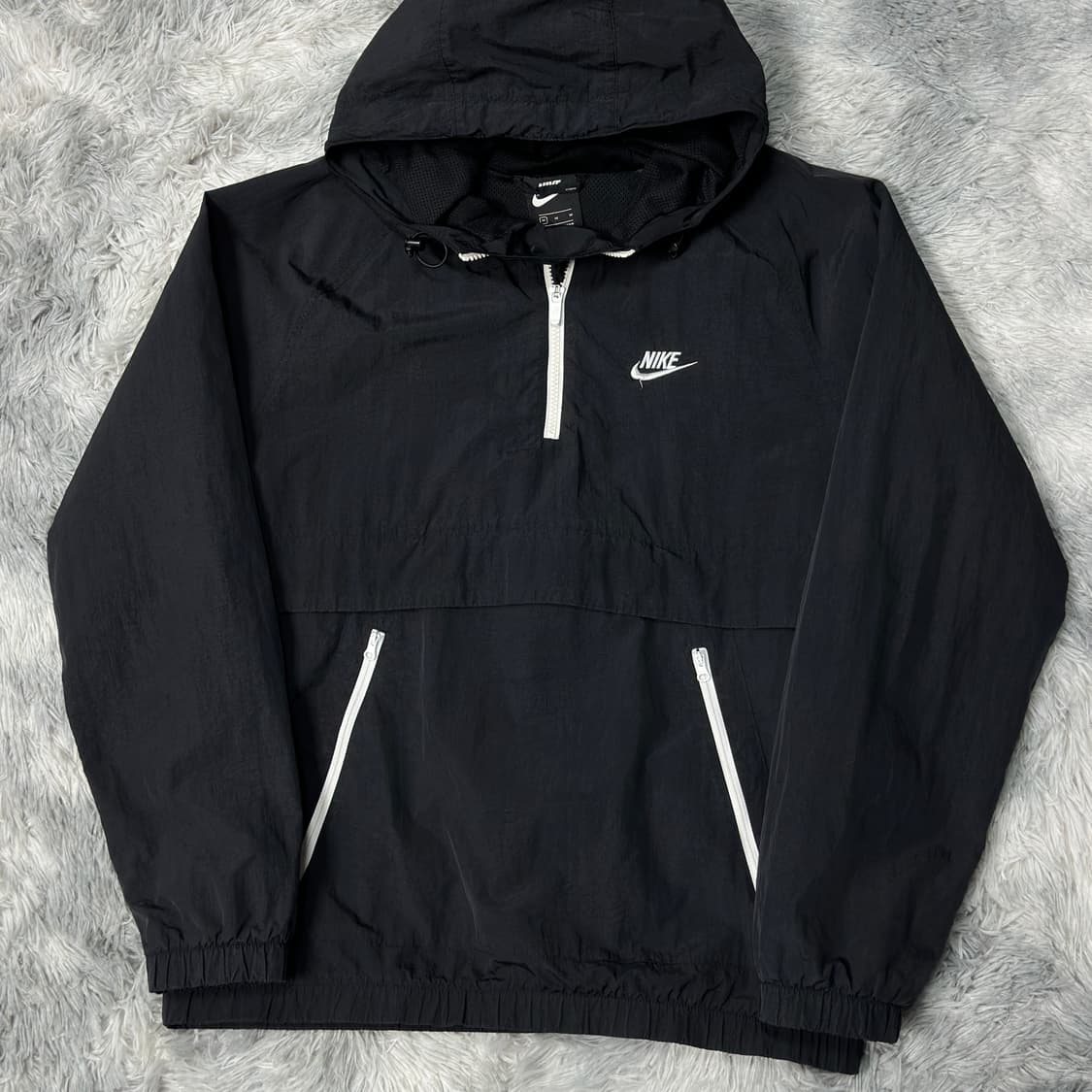 나이키 우븐 후드 아노락 블랙 상품이미지1
