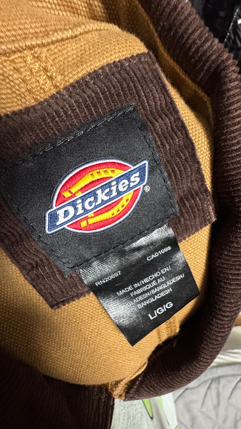 [L] 디키즈 캔버스 코듀로이 칼라 워크 덕 초어 자켓 상품이미지4