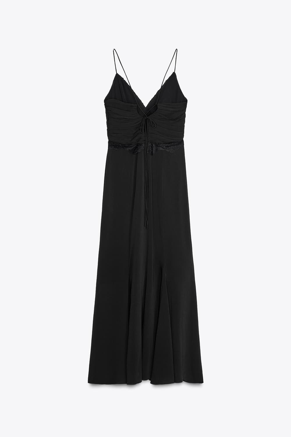 ZARA 자라 레이스 쉬폰 롱 원피스 상품이미지6