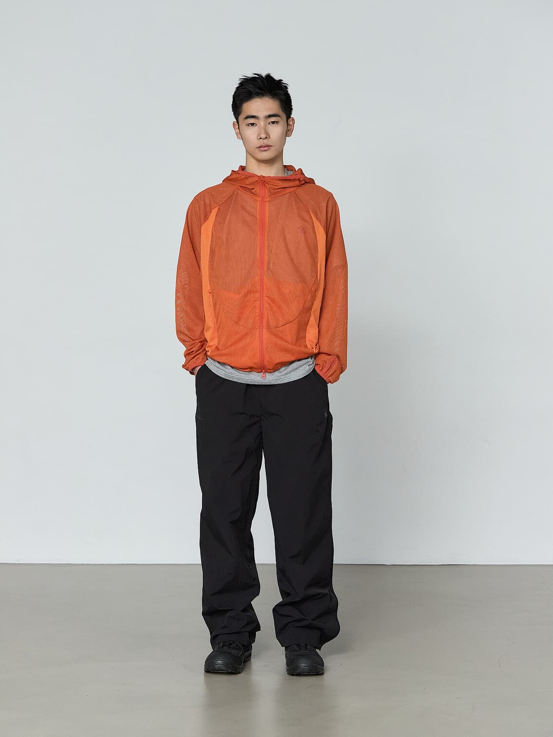 산산기어 26SS 사이드플랩트랙팬츠 블랙 상품이미지2