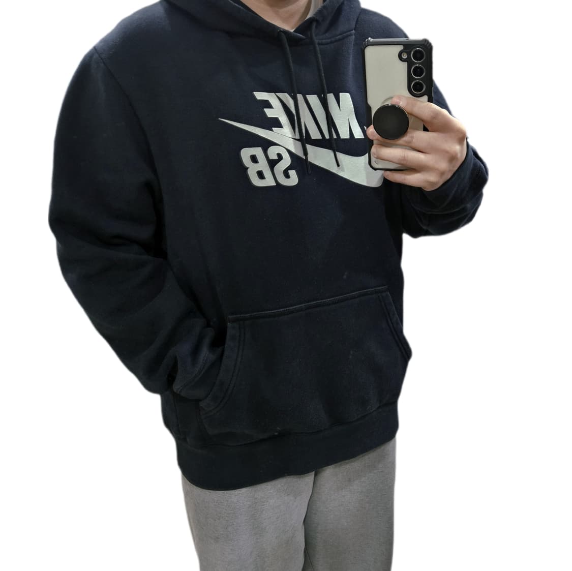 XL 105-110) 나이키 SB 빅로고 기모 후드티 상품이미지1