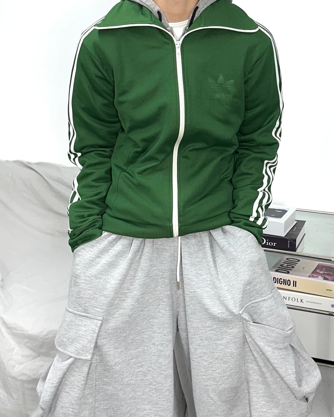 아디다스 그린 유로파 트랙탑 져지 M 상품이미지1