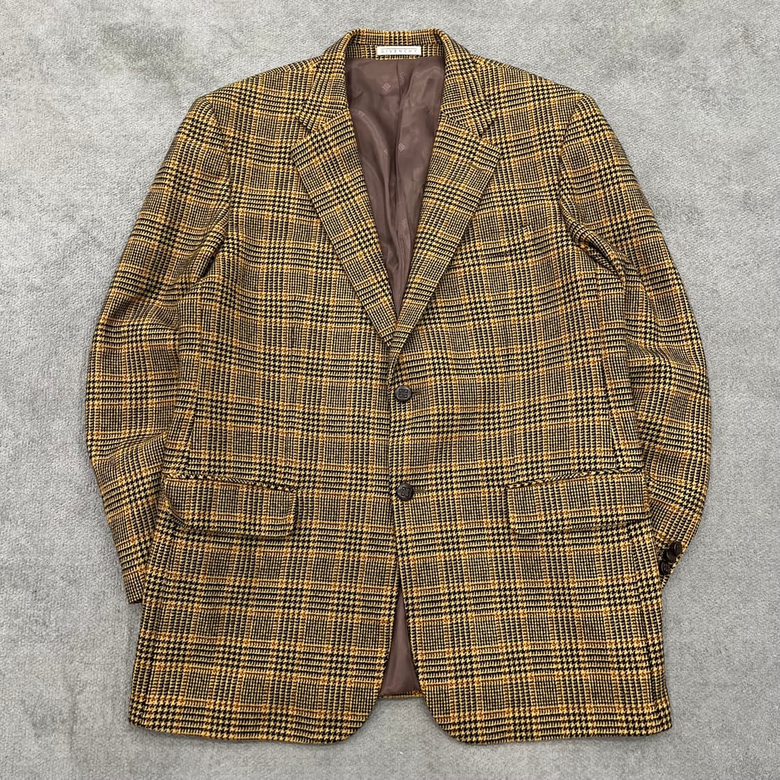 85R 지방시 캐시미어 울 체크 블레이저 상품이미지1