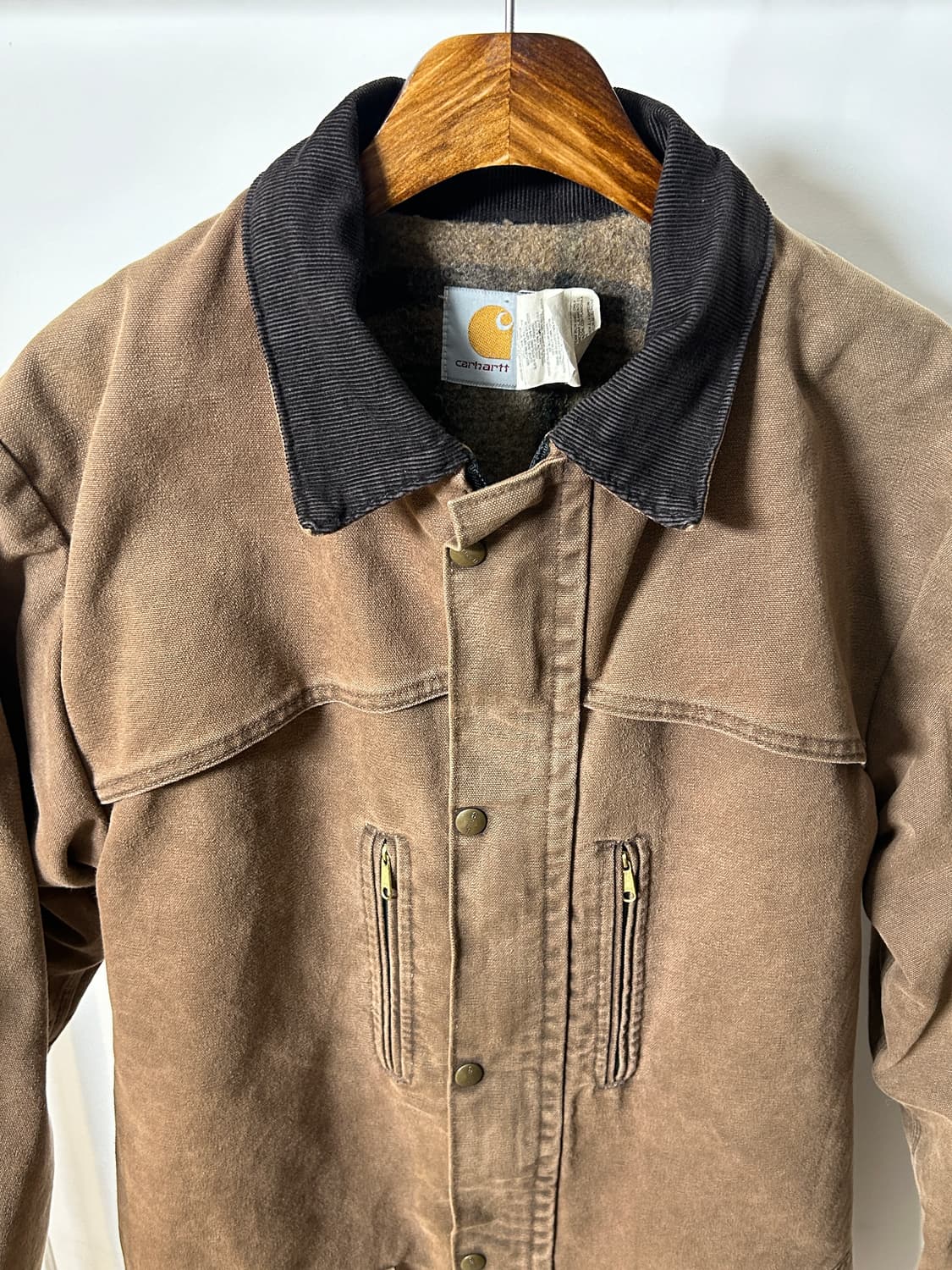 90s Carhartt U.S.A. Made Work Jacket 상품이미지3