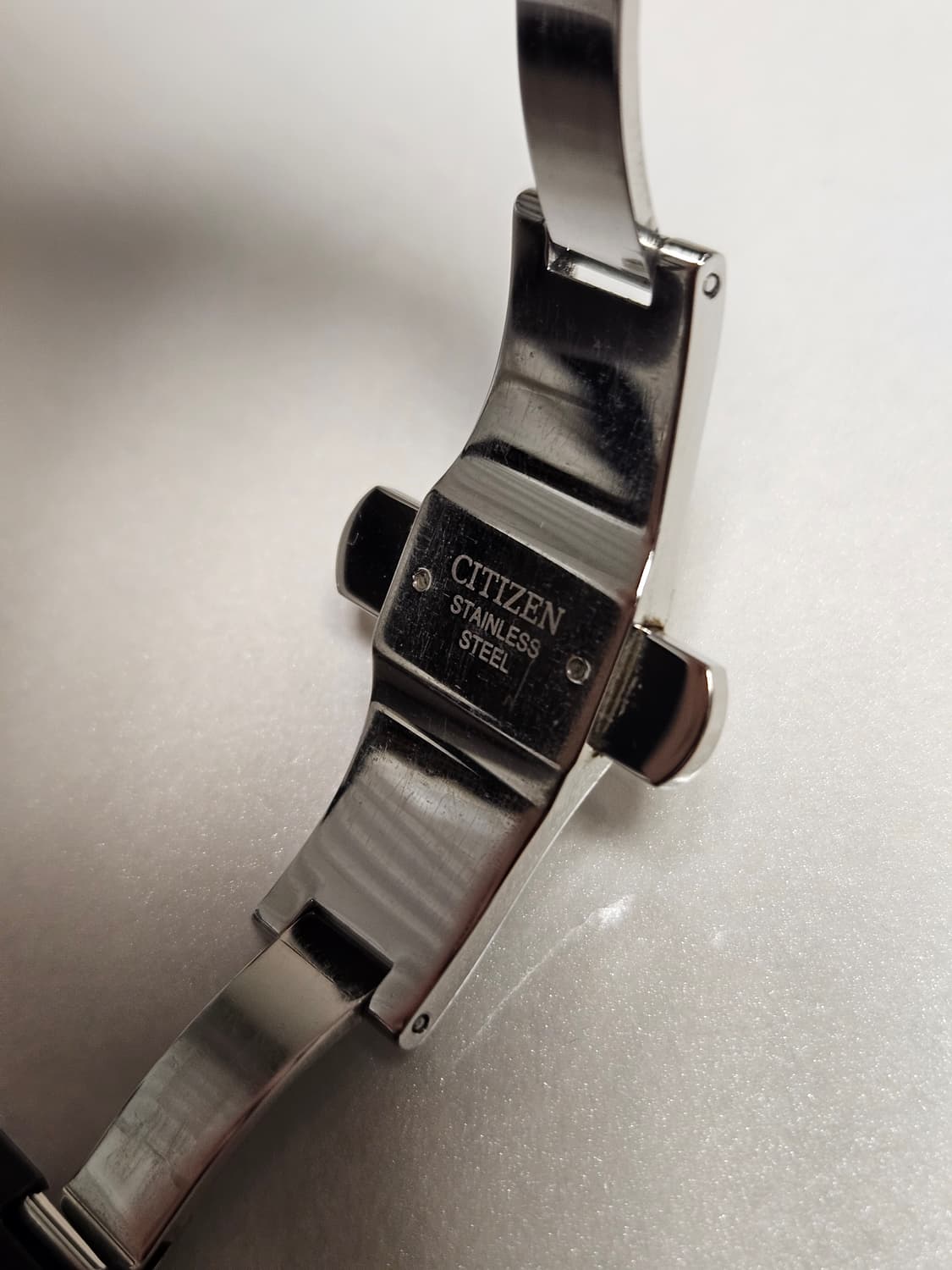 씨티즌 에코드라이브 사각 블랙 메탈 시계 상품이미지7