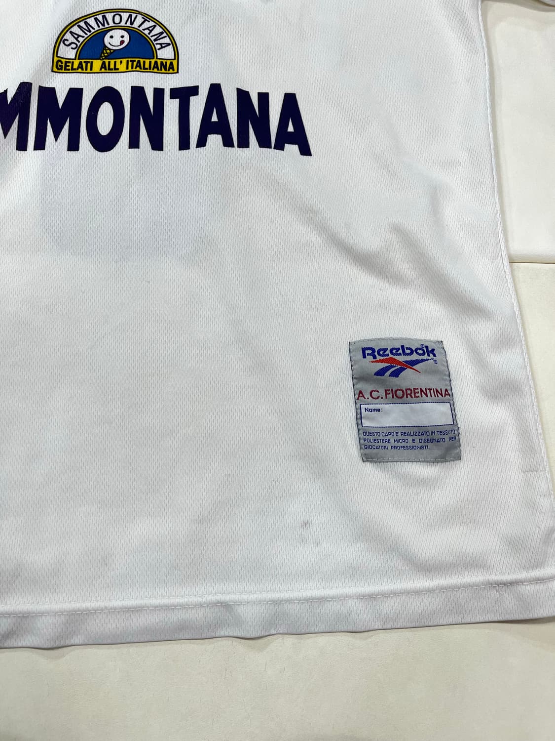 리복 95-96 ACF 피오렌티나 어웨이 가브리엘 바티스투타 상품이미지8