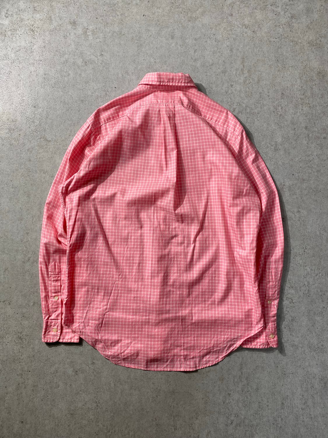 [M]90s Polo Ralph Lauren 폴로 핑크 체크셔츠 상품이미지3