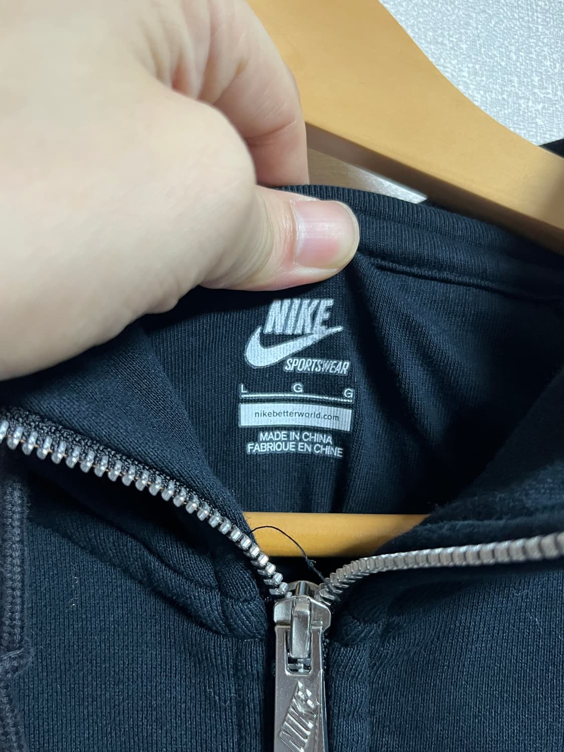 나이키 크롭 후드집업 90 상품이미지4