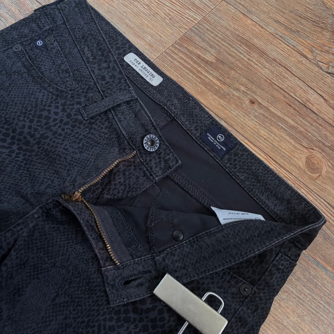 26 뱀피 패턴 스키니진 제깅스 AG 아드리아노 골드슈미트 슬림  상품이미지2