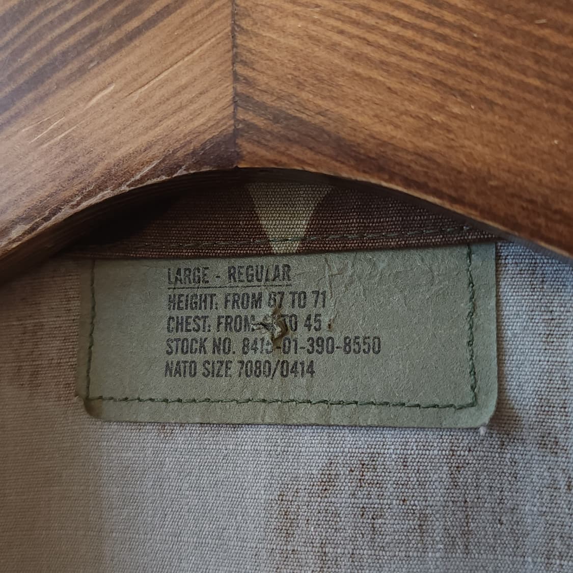 90s 미군 BDU 카모셔츠 우드랜드 라지 래귤러 상품이미지7