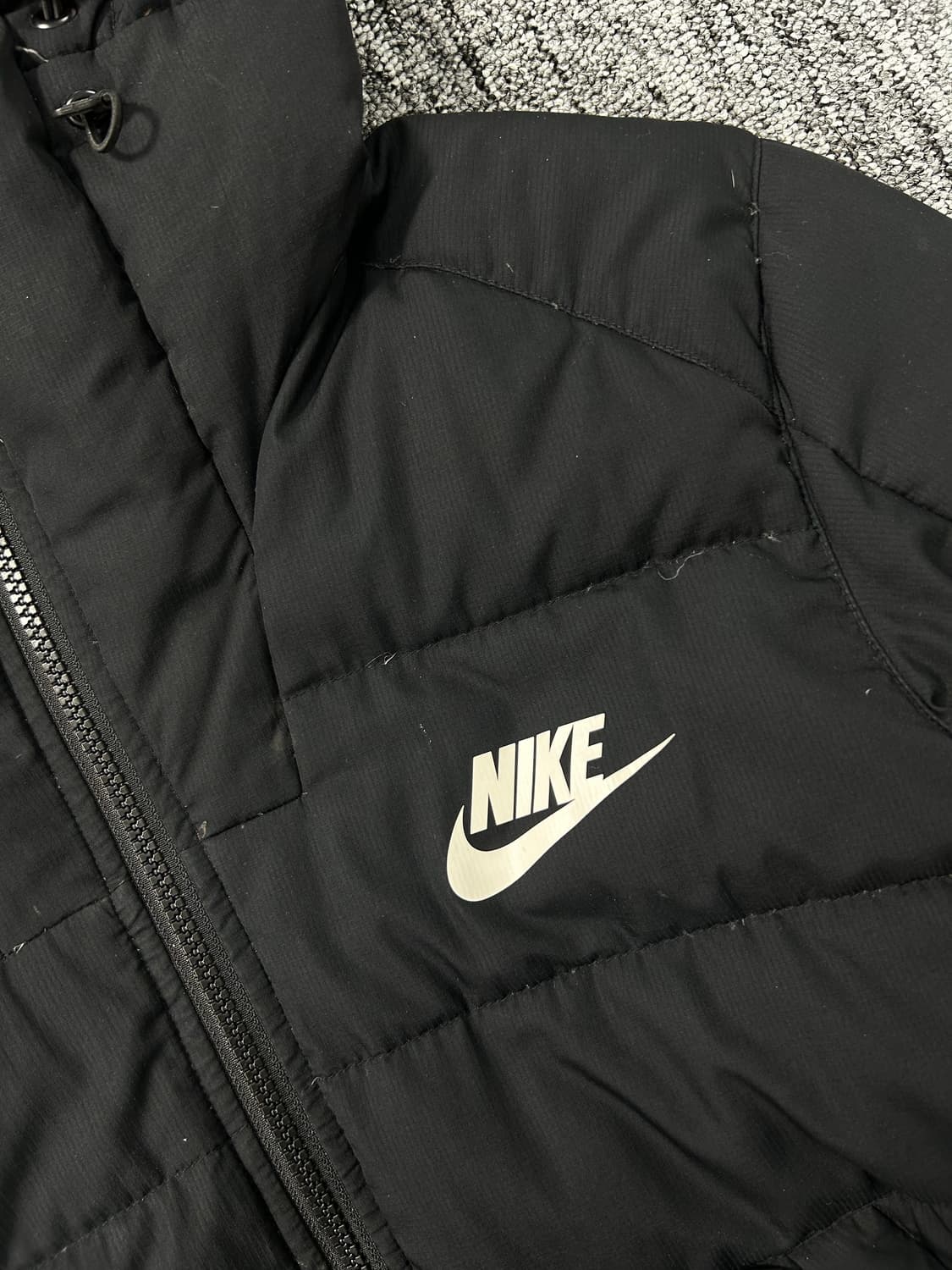 나이키 블랙 후드 경량 패딩 L 상품이미지6