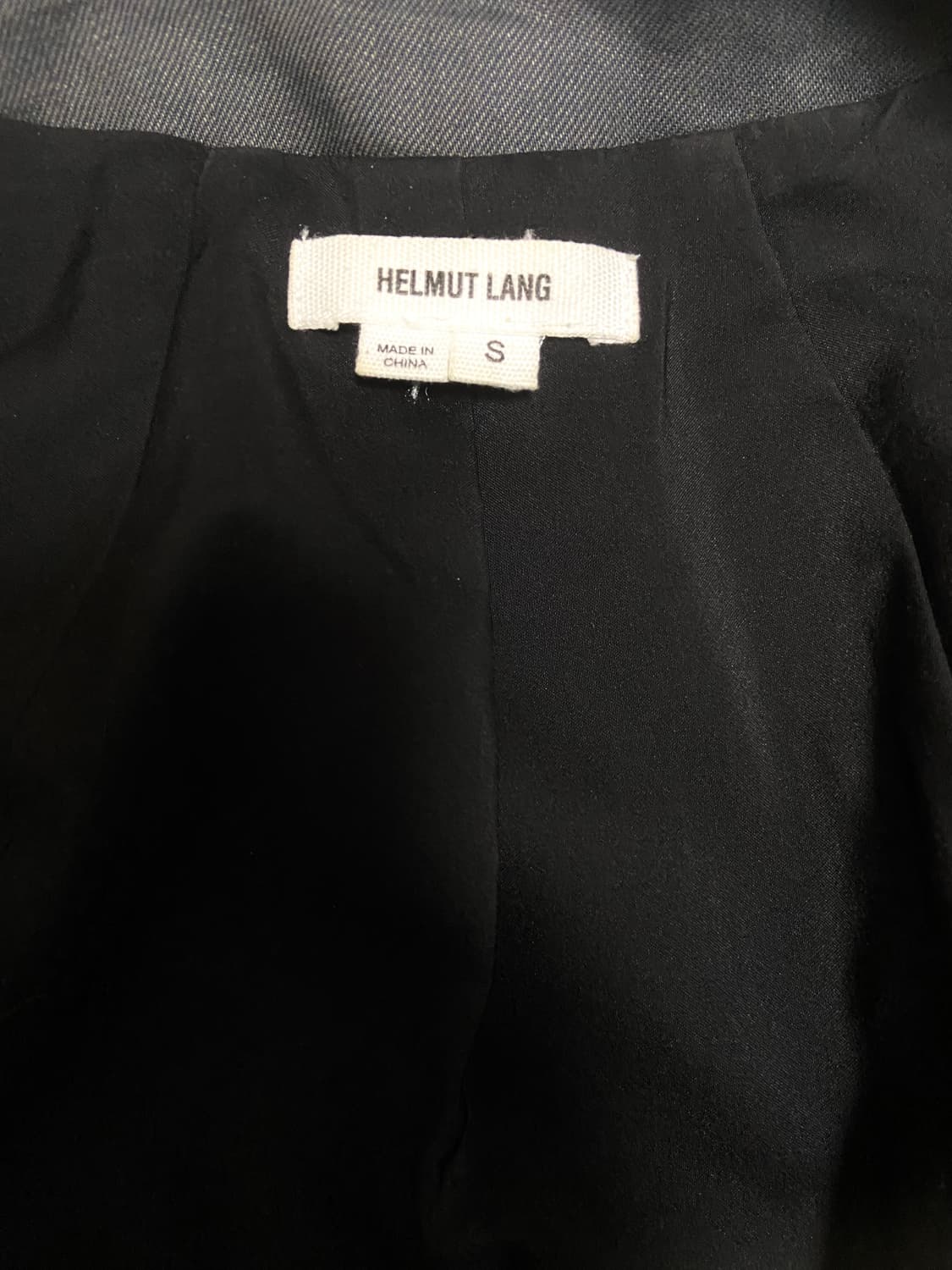 헬무트랭 레더 린넨 슬리브 자켓 상품이미지4