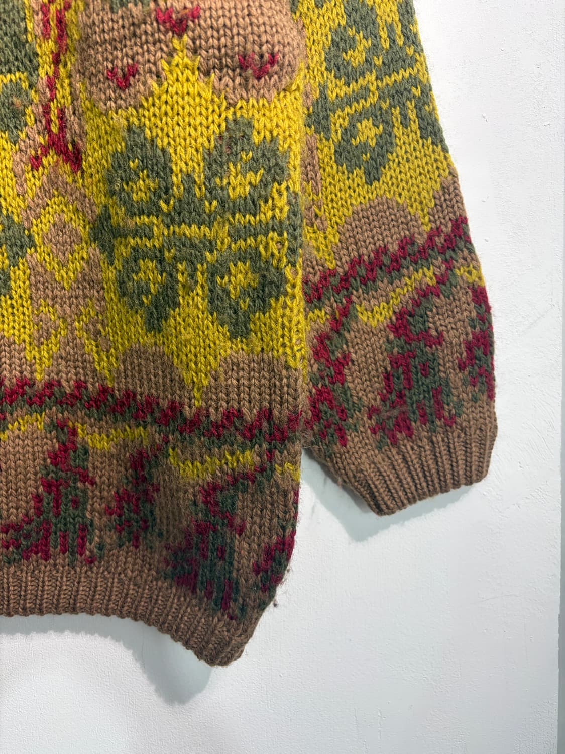  wool 100% vintage 니트  울 100% 상품이미지7