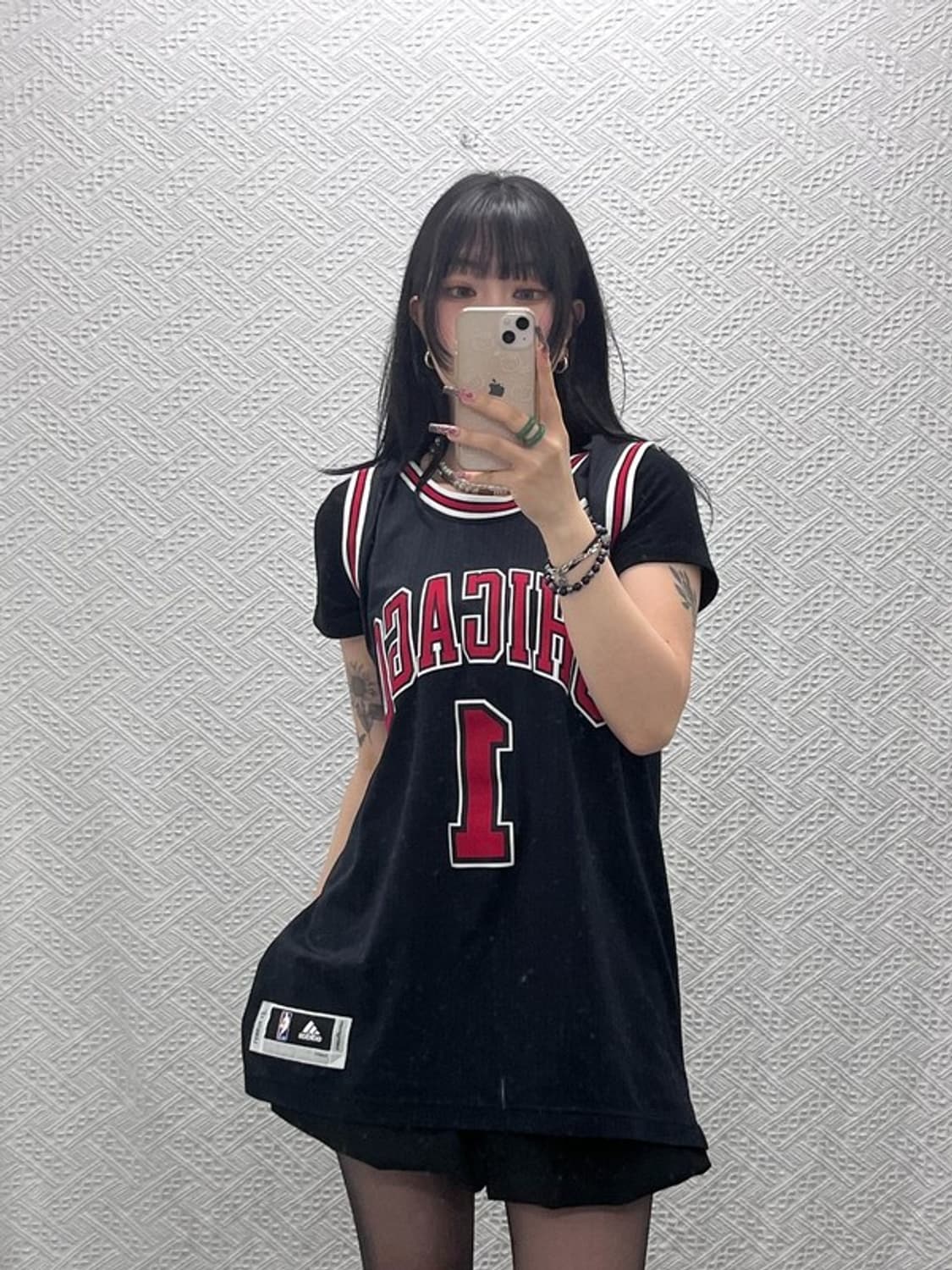 아디다스 NBA 시카고 불스 데릭로즈 스윙맨 져지 나시 L C11819 상품이미지1