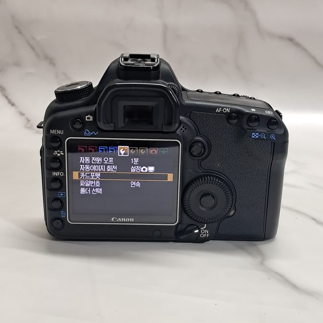 상태A급! 캐논 EOS 5D Mark 2 풀프레임 바디 풀박스 상품이미지7