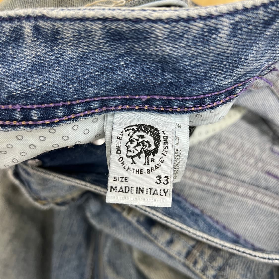 Diesel 디젤 빈티지 워싱 데님 팬츠 33 상품이미지7