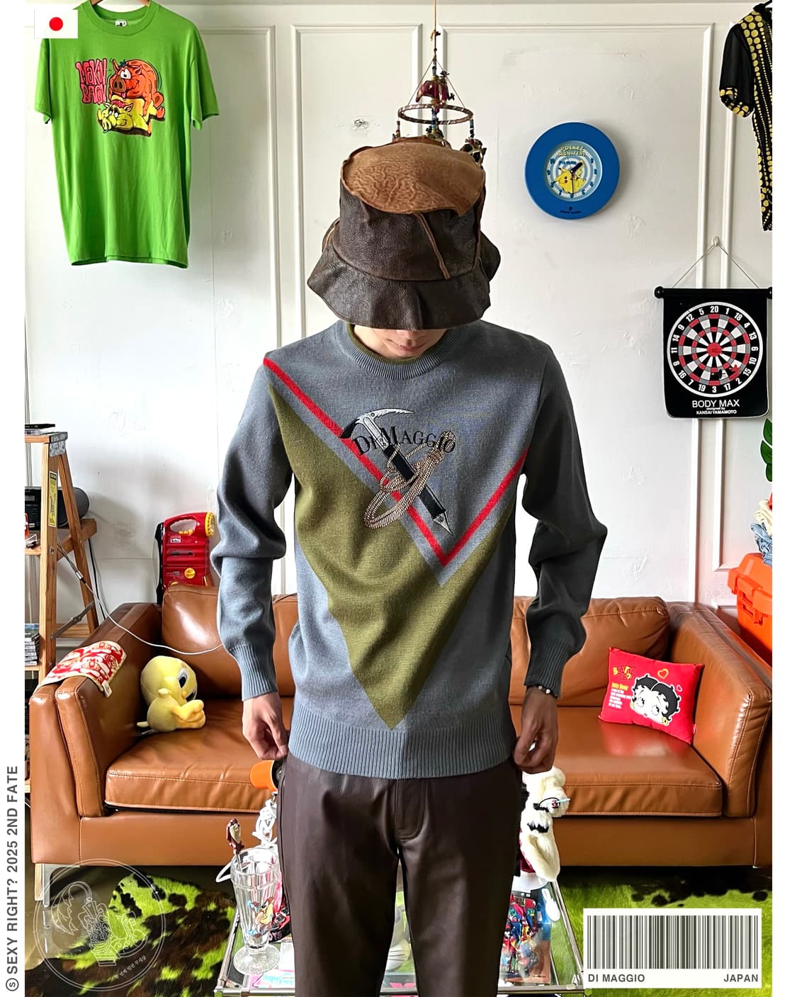 DI MAGGIO Mixed Doubles Emroidery Knit 상품이미지1