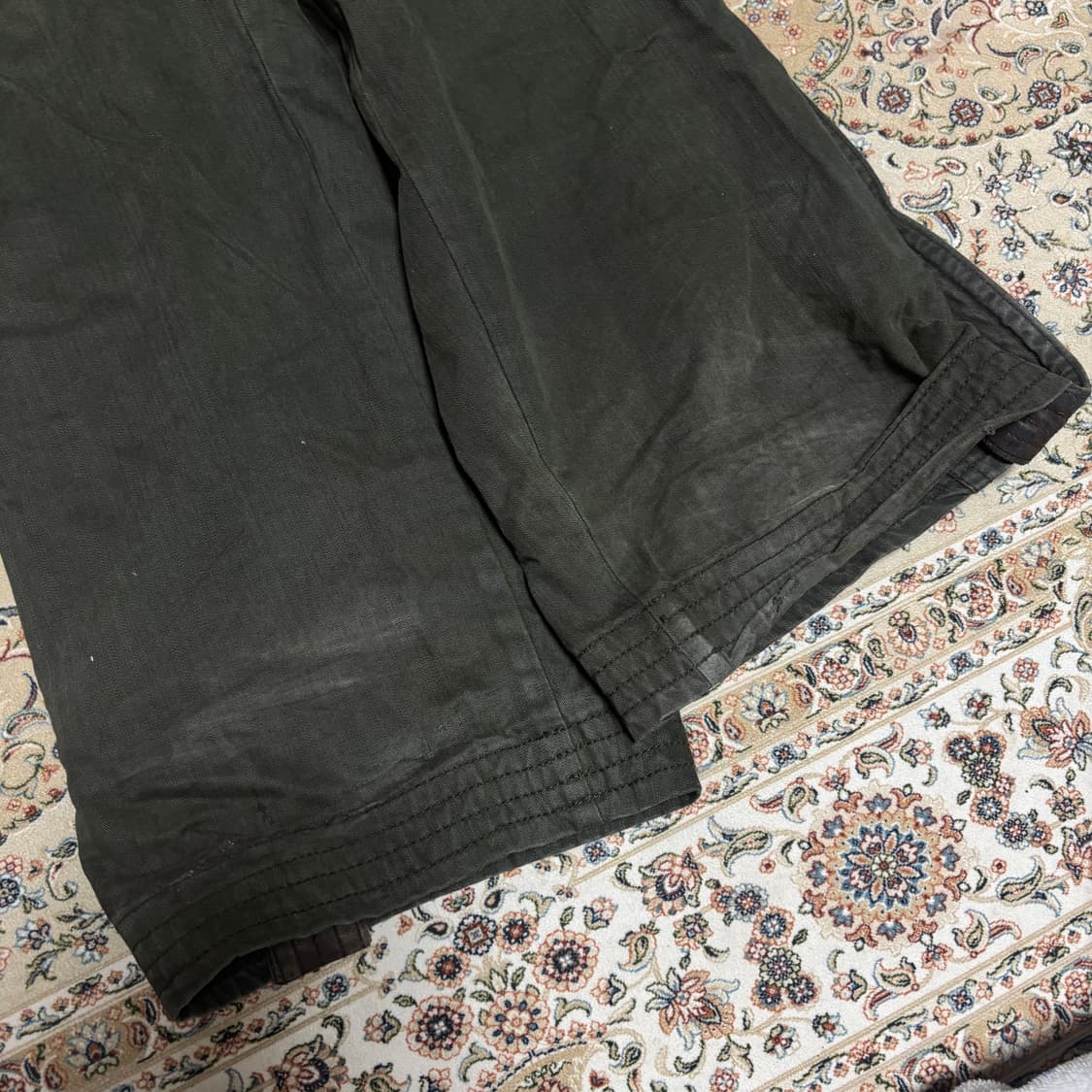 DOHC 본디지 스트랩 카고팬츠 30인치 카키 주렁카고 y2k 상품이미지3