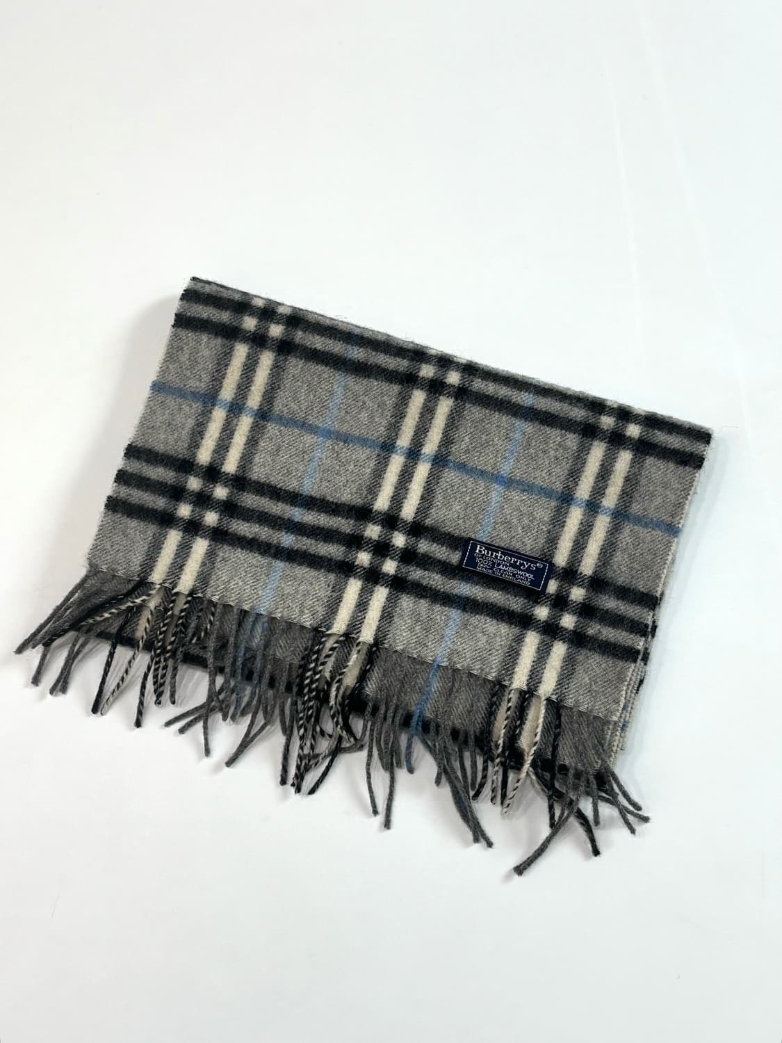 Burberry 버버리 램스울 연그레이 노바체크 머플러 상품이미지4