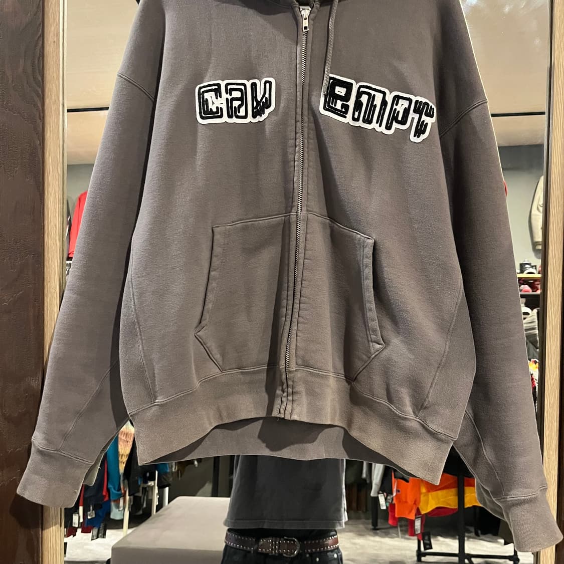 CAVEMPT 카브엠트 가먼트다잉 후드집업 아주 나이스 상품이미지1