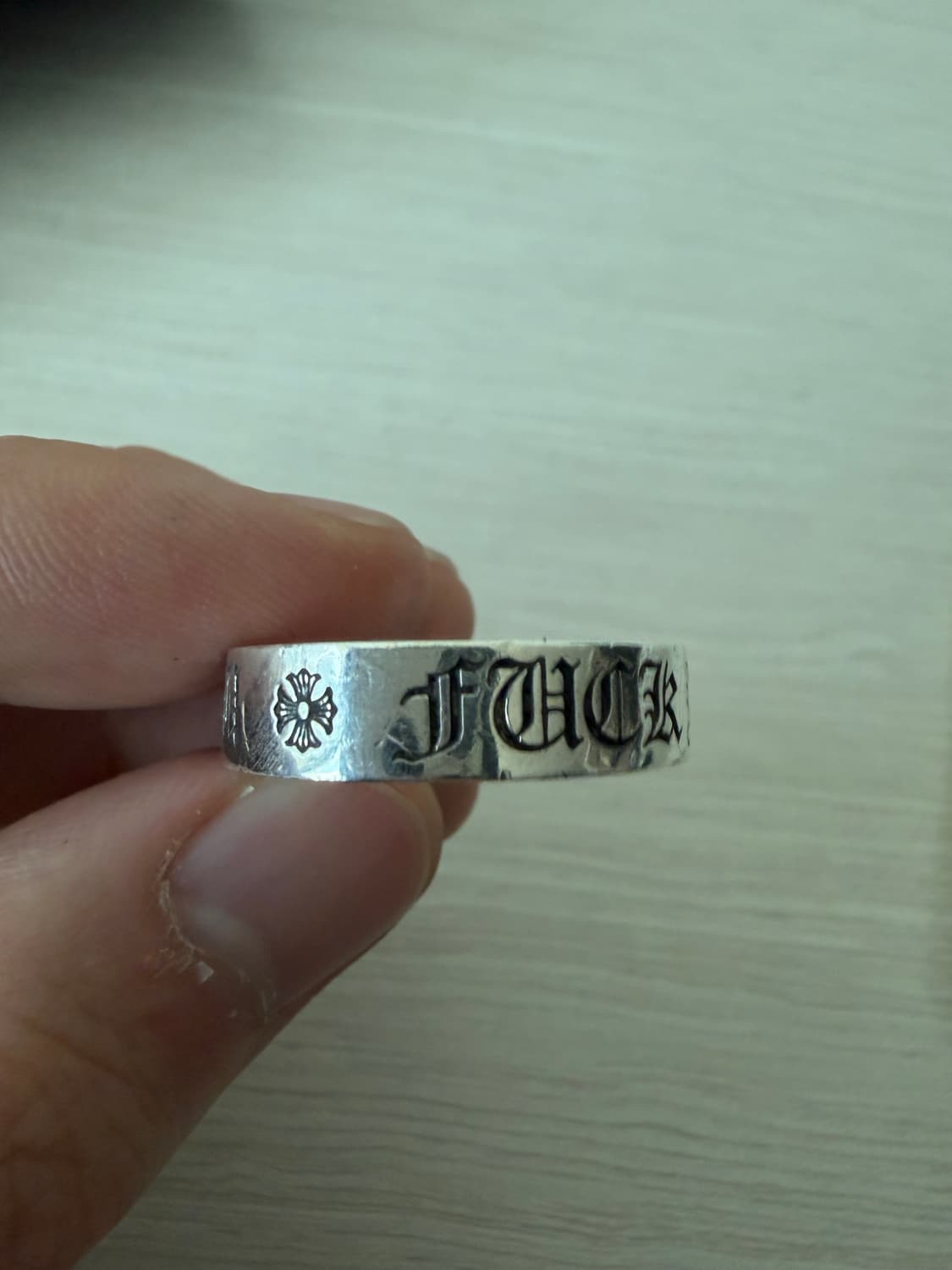 [us9.5]크롬하츠 퍽유링 fuckyou링 상품이미지7