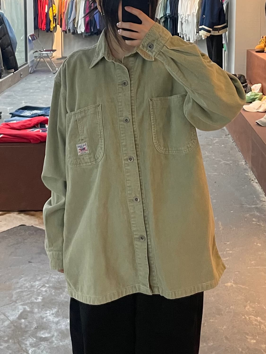 리바이스 투포켓 코듀로이 워크 셔츠 H2204 상품이미지1