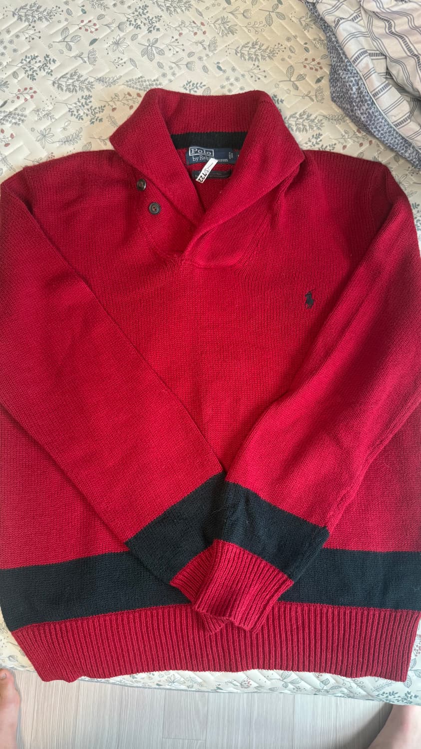 폴로 랄프 로렌 숄카라 니트 (희귀매물) 상품이미지1