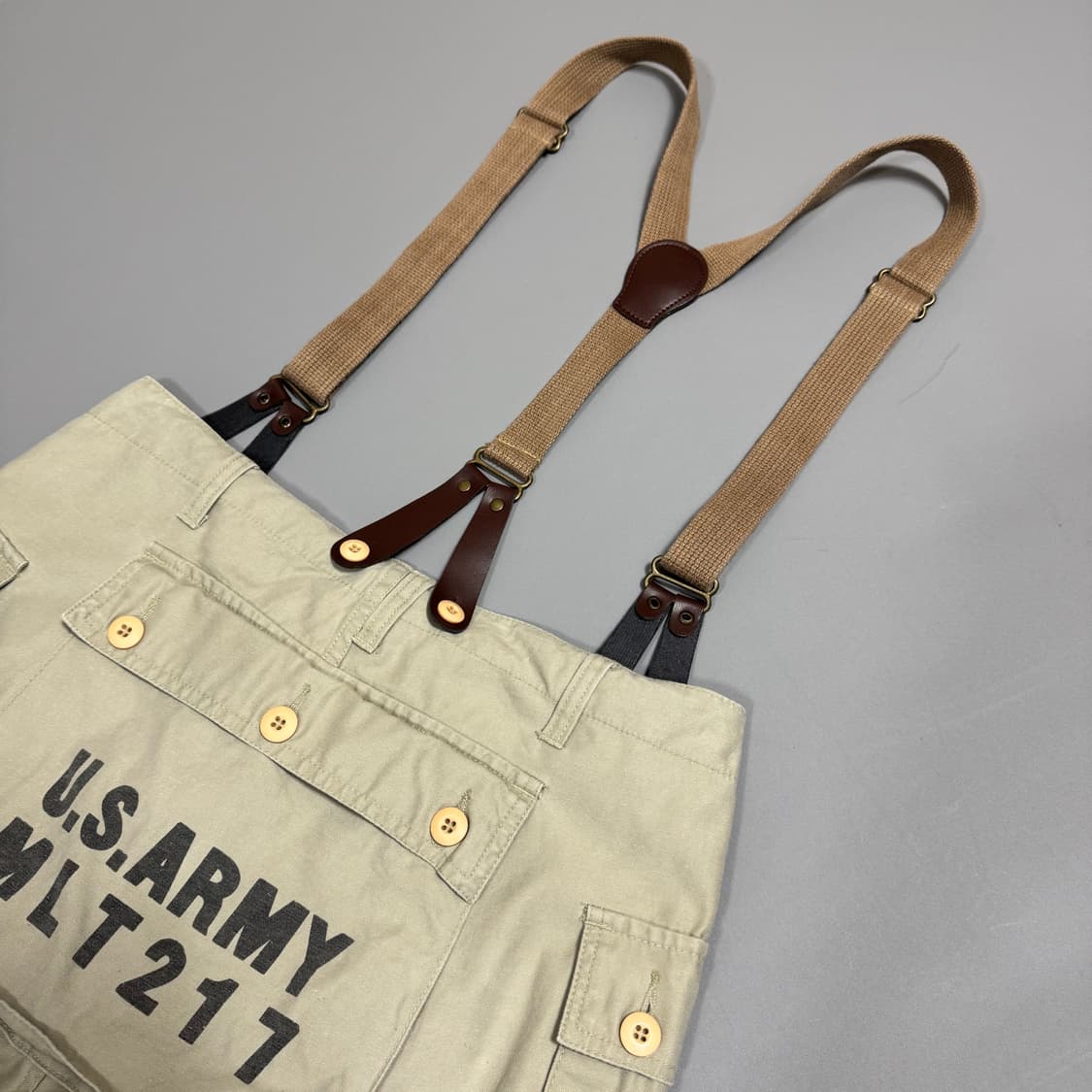 TONGS 베이지컬러 스텐실 M44 필드 세스펜더 트라우저 팬츠 상품이미지6