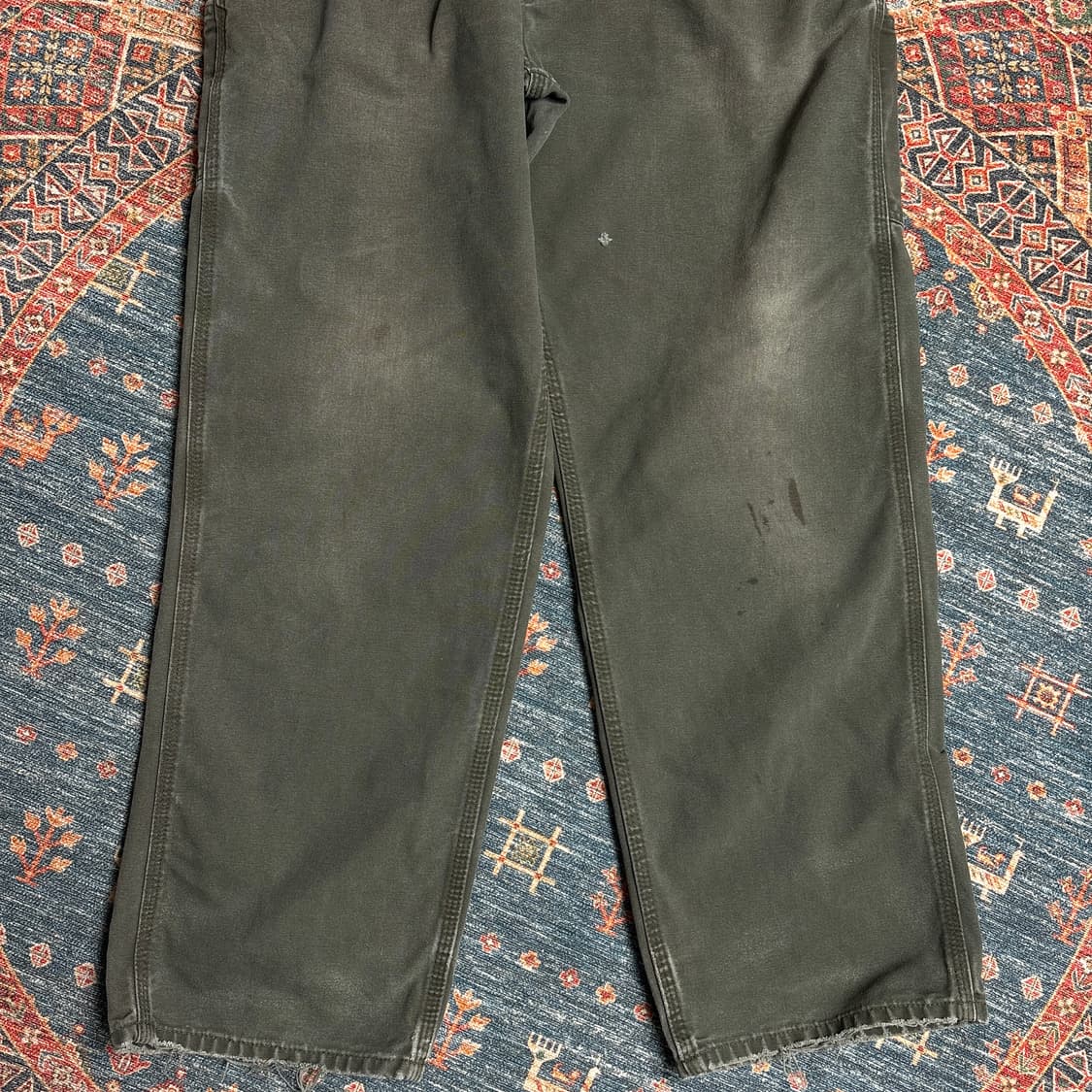 칼하트 가죽탭 b11 mos 싱글니 카펜터팬츠 상품이미지6