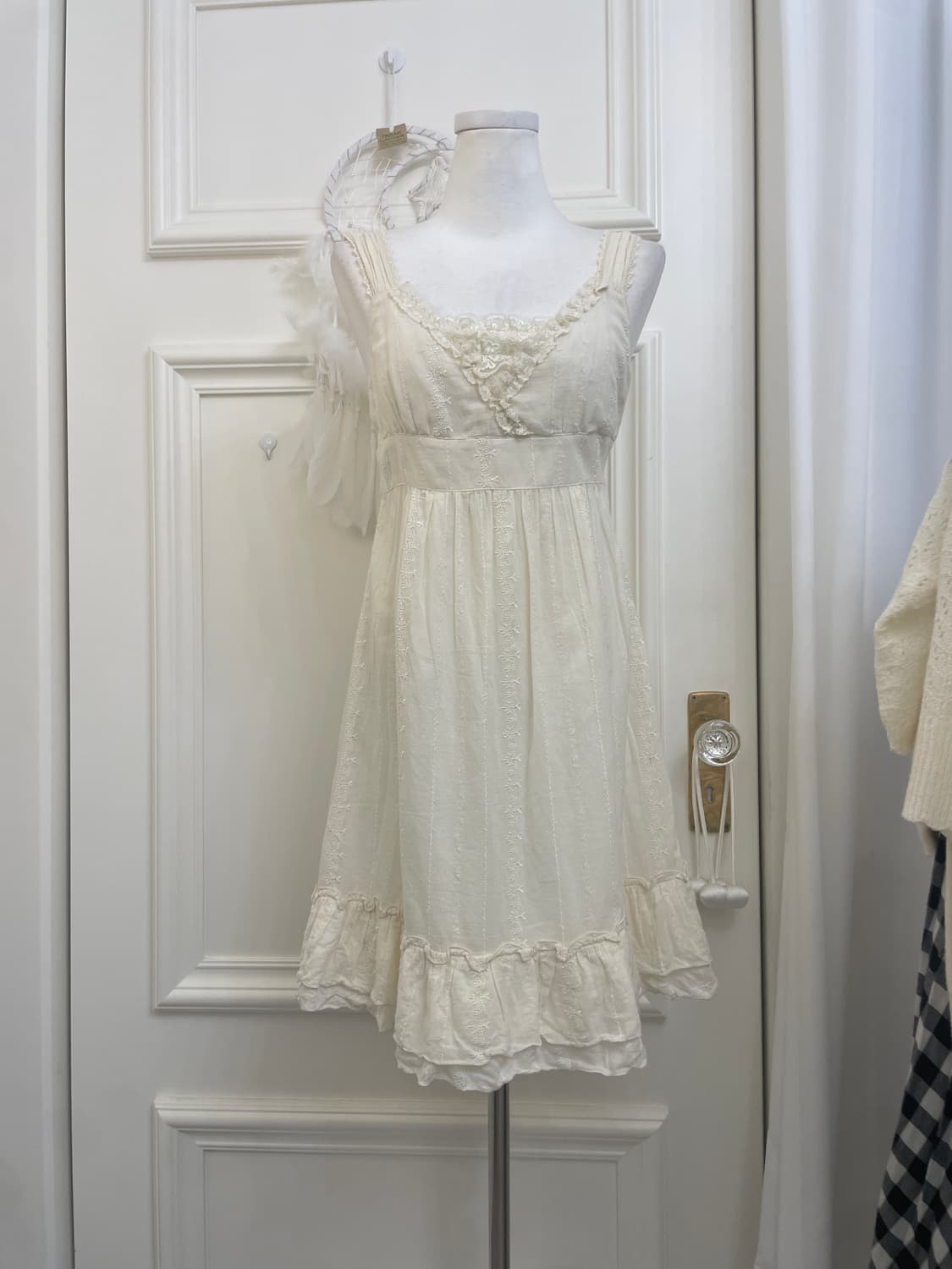 ivory bow crochet cardigan&ivoey lace em 상품이미지6