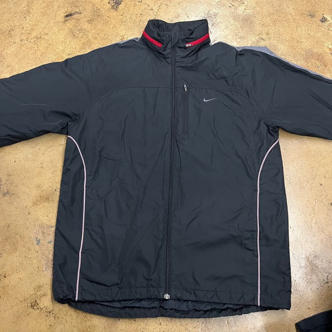 [정품/XL] 나이키 블랙 바람막이 자켓 b14 상품이미지3