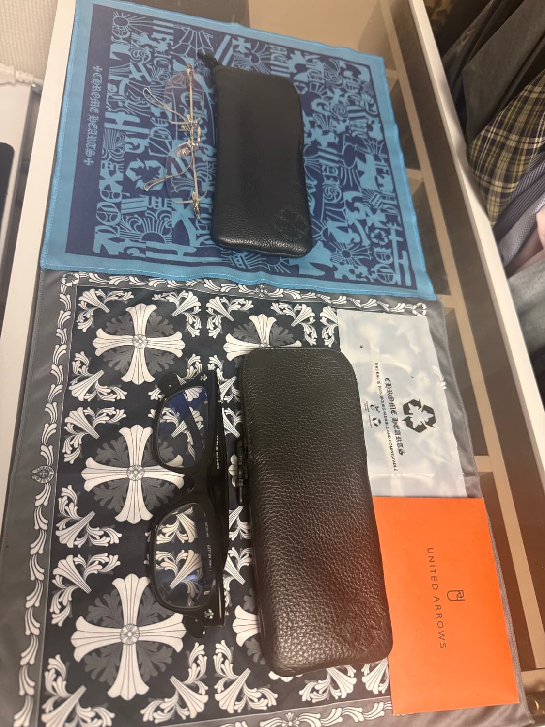 크롬하츠 지티아니 (기튼애니) ? - A BK 실버 뿔테 안경 새상품 상품이미지3