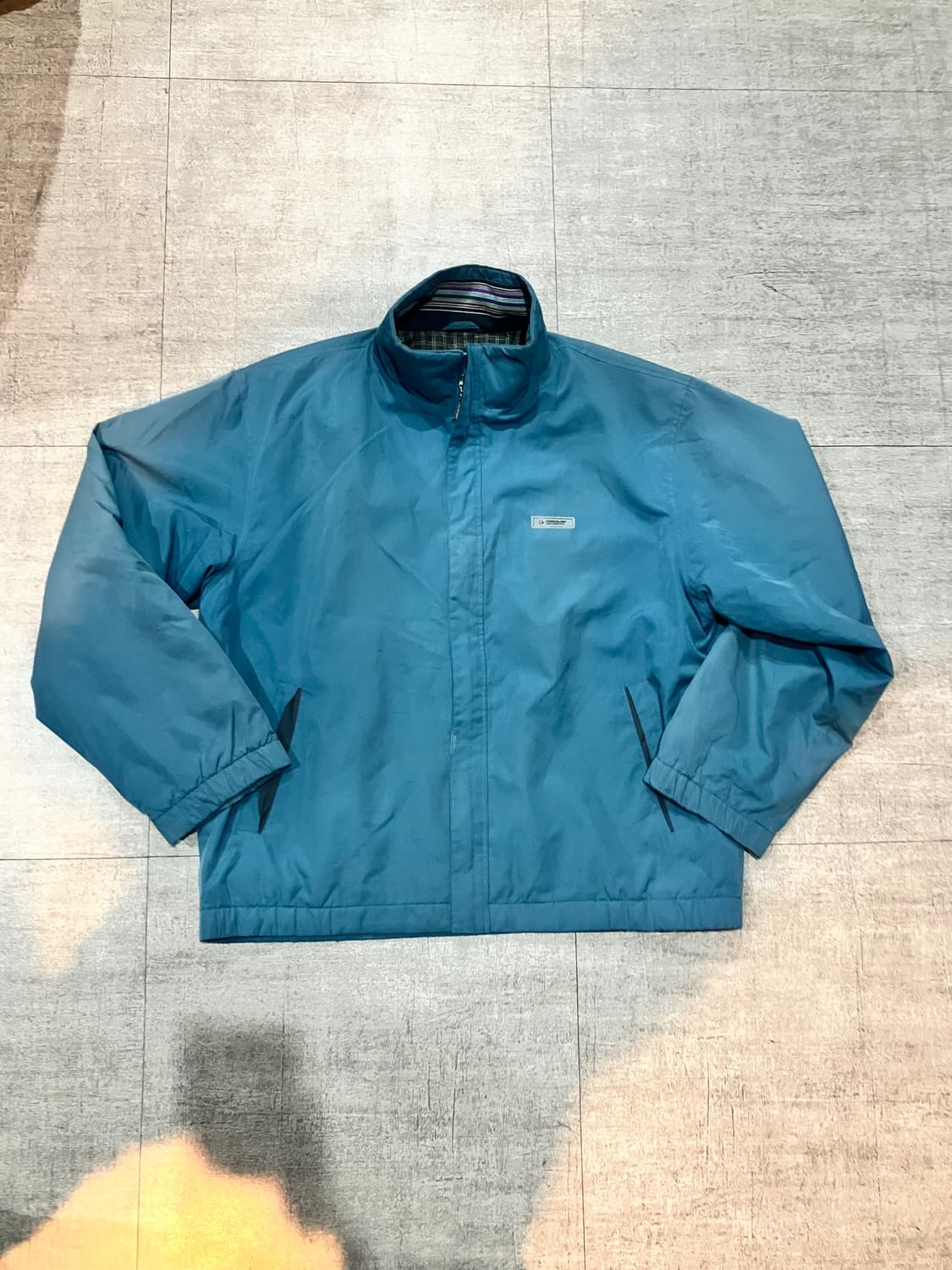 일본빈티지 Dunlop 던롭 올드스쿨아메카지 스트릿 아방핏 봄버자켓 상품이미지1